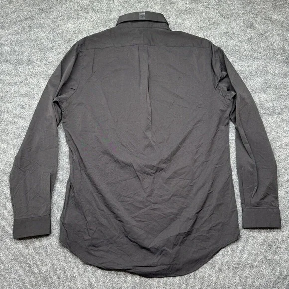 Ralph Lauren Shirt Mens Size Classic M Black Stretch Pony Button Up Performance